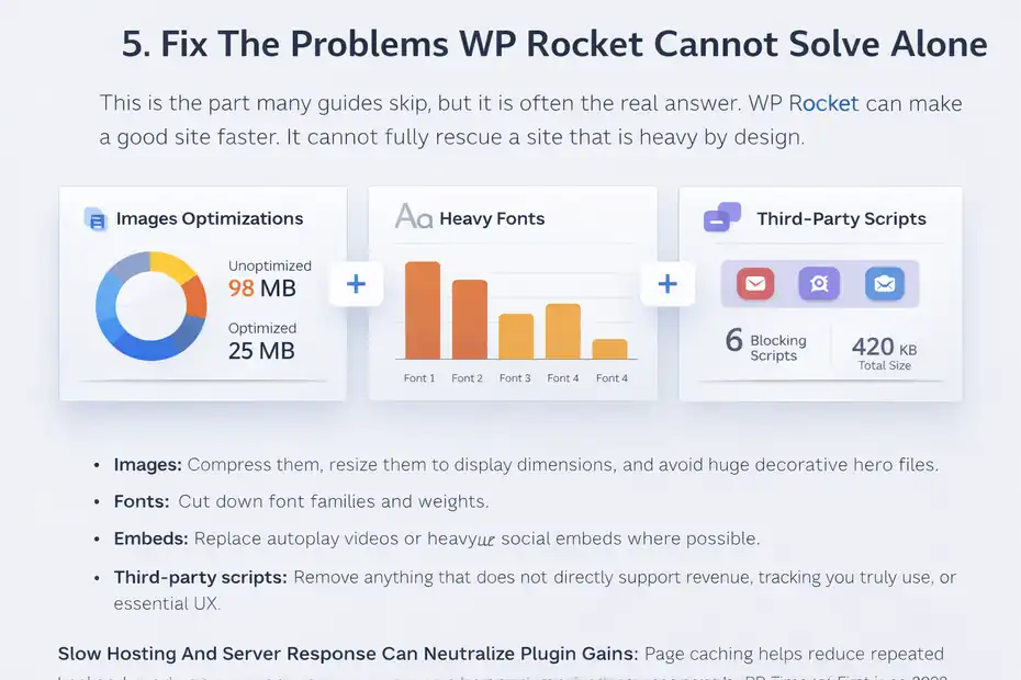 An informative illustration about
Fix The Problems WP Rocket Cannot Solve Alone