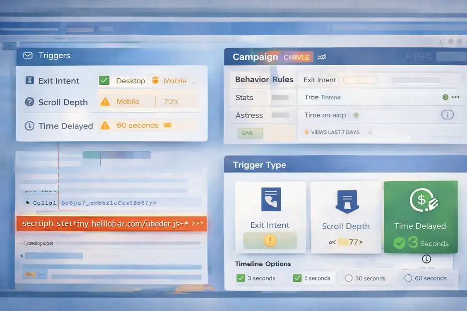 An informative illustration about
Fix Trigger Problems And Popup Behavior Settings
