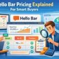 Hello Bar Pricing Explained For Smart Buyers An informative illustration about Hello Bar Pricing Explained For Smart Buyers