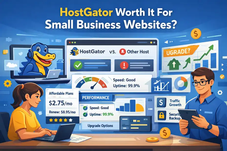 An informative illustration about HostGator Worth It For Small Business Websites?