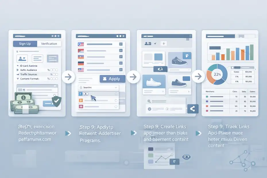 An informative illustration about
How Awin Works For Affiliates Step By Step