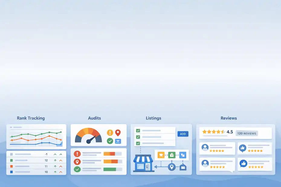 An informative illustration about
How BrightLocal Works For Local SEO