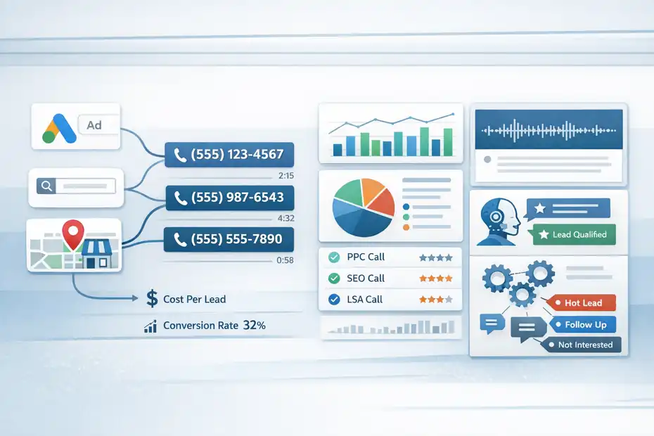 An informative illustration about
How CallRail Works In Practice