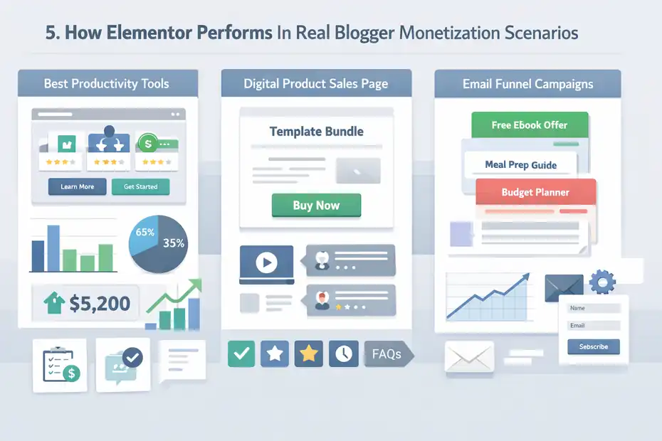 An informative illustration about
How Elementor Performs In Real Blogger Monetization Scenarios
