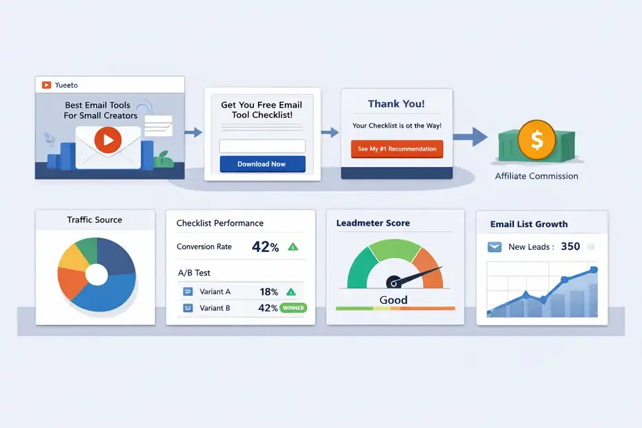 Leadpages Review For Affiliate Marketers: More Conversions Or Just Hype? An informative illustration about
How Leadpages Works For An Affiliate Funnel