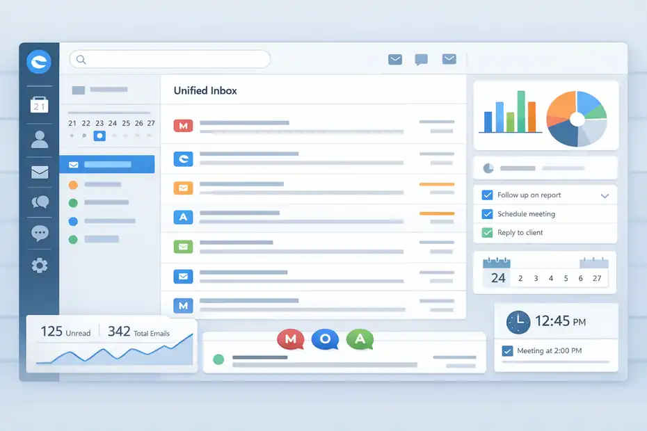 An informative illustration about
How Mailbird Works In Day-To-Day Use