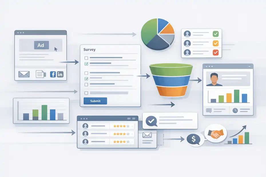 An informative illustration about
How SurveyMonkey Supports The Lead Generation Process
