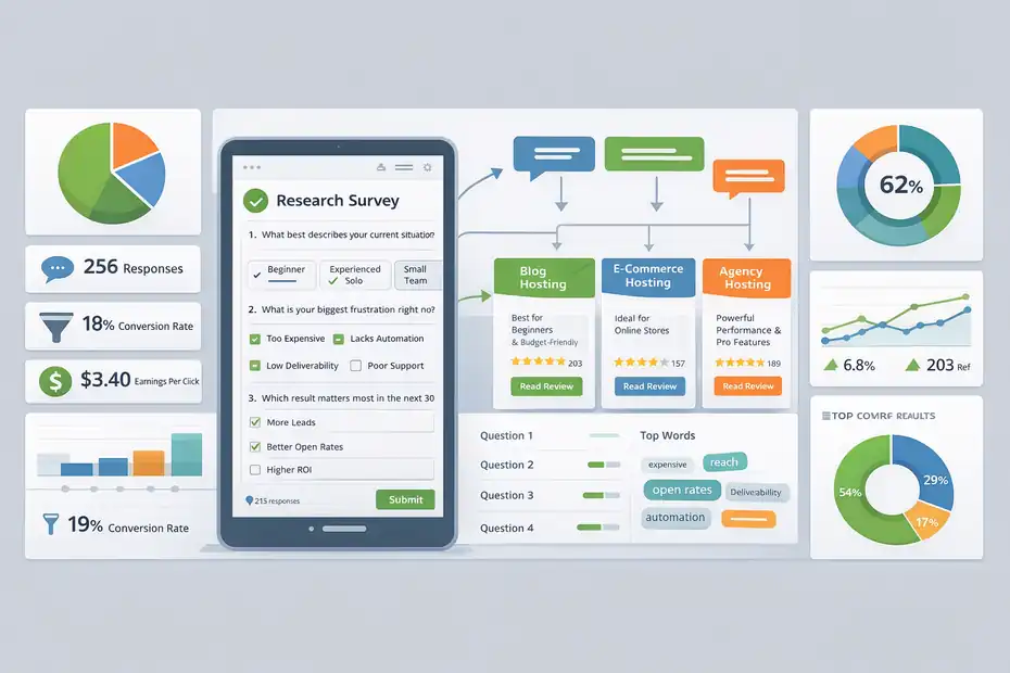 An informative illustration about
How To Use SurveyMonkey For Affiliate Marketing Step By Step