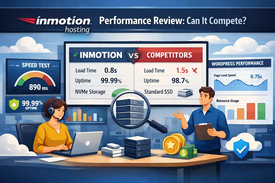An informative illustration about InMotion Hosting Performance Review: Can It Compete?