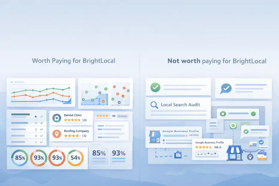 An informative illustration about
Is BrightLocal Worth Paying For Different Types Of Small Businesses