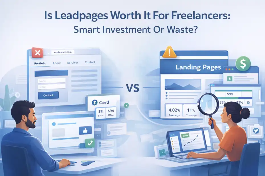 An informative illustration about Is Leadpages Worth It For Freelancers Smart Investment Or Waste