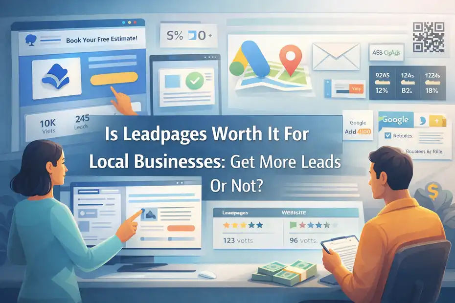 An informative illustration about Is Leadpages Worth It For Local Businesses Get More Leads Or Not