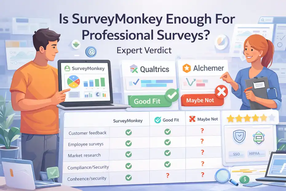 An informative illustration about Is SurveyMonkey Enough For Professional Surveys: Expert Verdict
