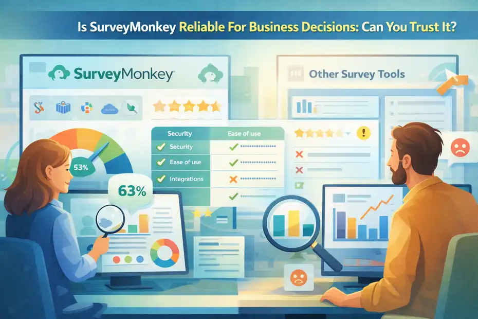 An informative illustration about Is SurveyMonkey Reliable For Business Decisions: Can You Trust It?
