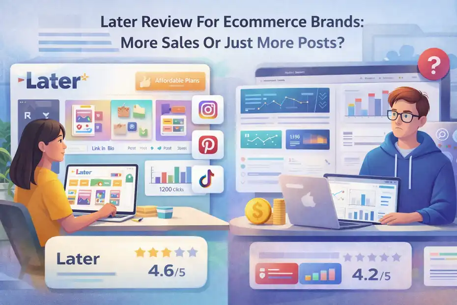 An informative illustration about Later Review For Ecommerce Brands: More Sales Or Just More Posts?