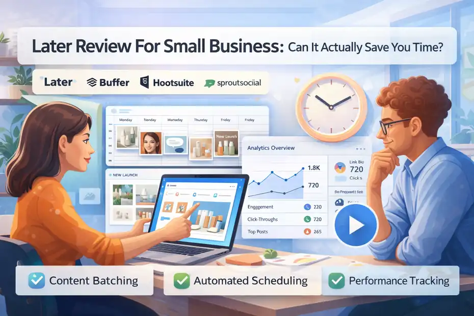 An informative illustration about Later Review For Small Business Can It Actually Save You Time