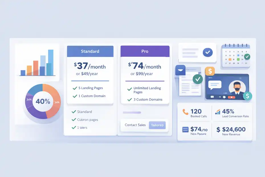An informative illustration about
Leadpages Pricing And Whether It Is Worth It For Service Businesses