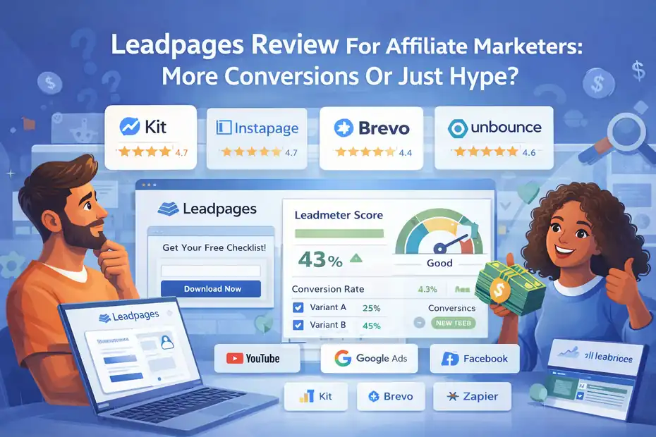 An informative illustration about Leadpages Review For Affiliate Marketers More Conversions Or Just Hype