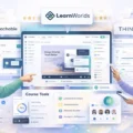 An informative illustration about LearnWorlds Features Overview: Tools That Power Online Courses