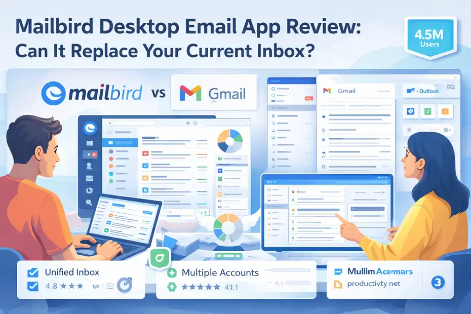 An informative illustration about Mailbird Desktop Email App Review: Can It Replace Your Current Inbox?