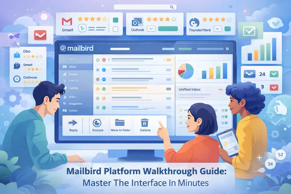 An informative illustration about Mailbird Platform Walkthrough Guide: Master The Interface In Minutes