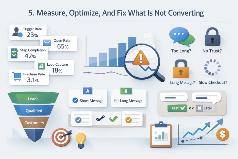 An informative illustration about
Measure, Optimize, And Fix What Is Not Converting
