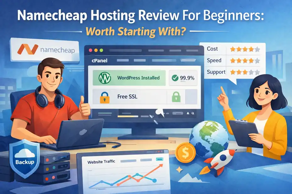 An informative illustration about Namecheap Hosting Review For Beginners: Worth Starting With?