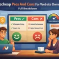 An informative illustration about Namecheap Pros And Cons For Website Owners: Full Breakdown