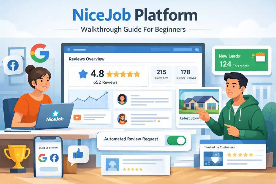 An informative illustration about NiceJob Platform Walkthrough Guide For Beginners
