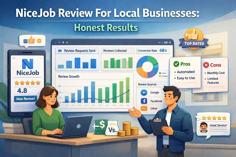 An informative illustration about NiceJob Review For Local Businesses: Honest Results