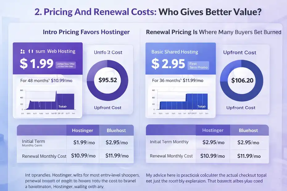 An informative illustration about
Pricing And Renewal Costs: Who Gives Better Value?