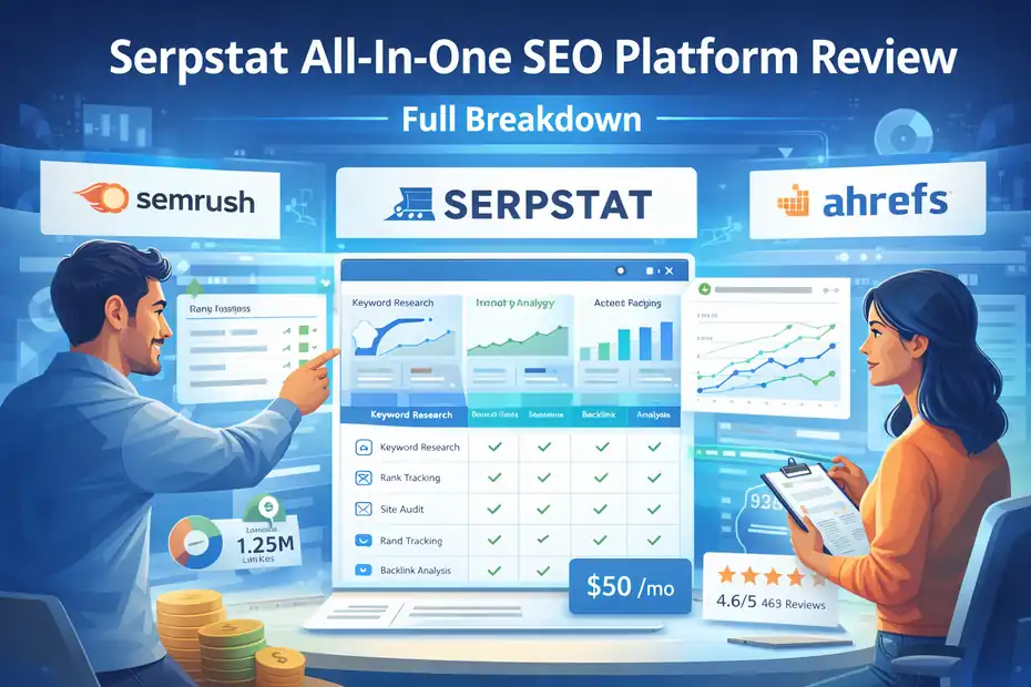 An informative illustration about Serpstat All In One SEO Platform Review: Full Breakdown