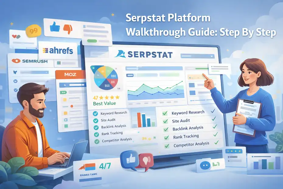 An informative illustration about Serpstat Platform Walkthrough Guide: Step By Step