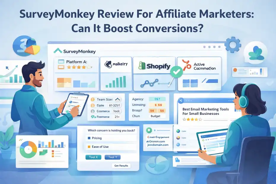 An informative illustration about SurveyMonkey Review For Affiliate Marketers: Can It Boost Conversions?