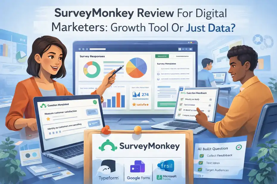 An informative illustration about SurveyMonkey Review For Digital Marketers: Growth Tool Or Just Data?