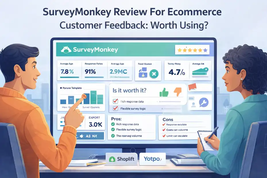 An informative illustration about SurveyMonkey Review For Ecommerce Customer Feedback: Worth Using?