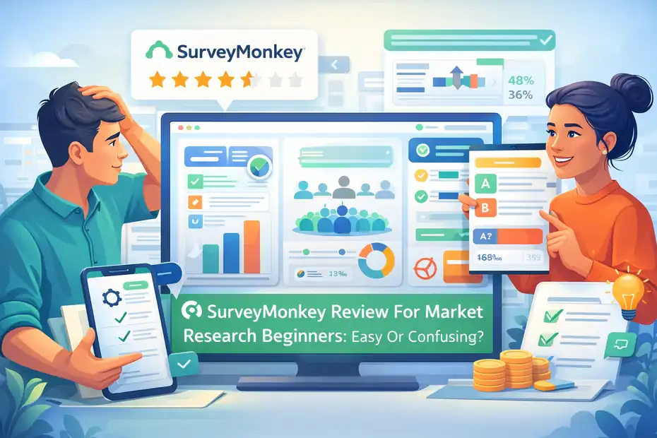 An informative illustration about SurveyMonkey Review For Market Research Beginners: Easy Or Confusing?