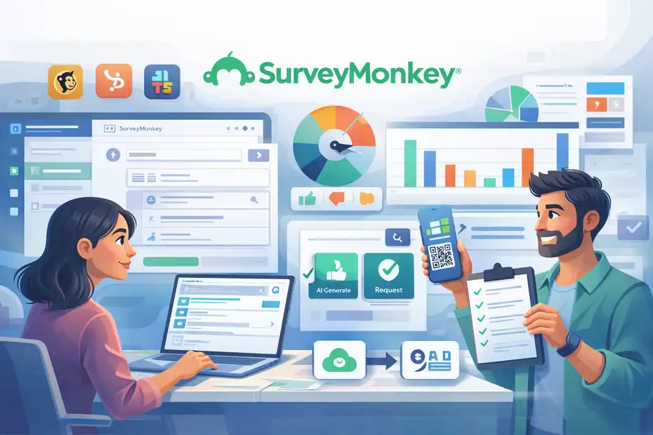 An informative illustration about SurveyMonkey Review For Online Course Creators: Worth Using?