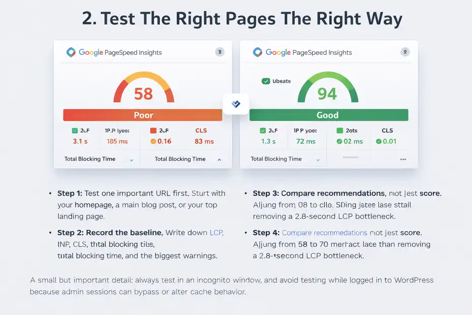 An informative illustration about
Test The Right Pages The Right Way