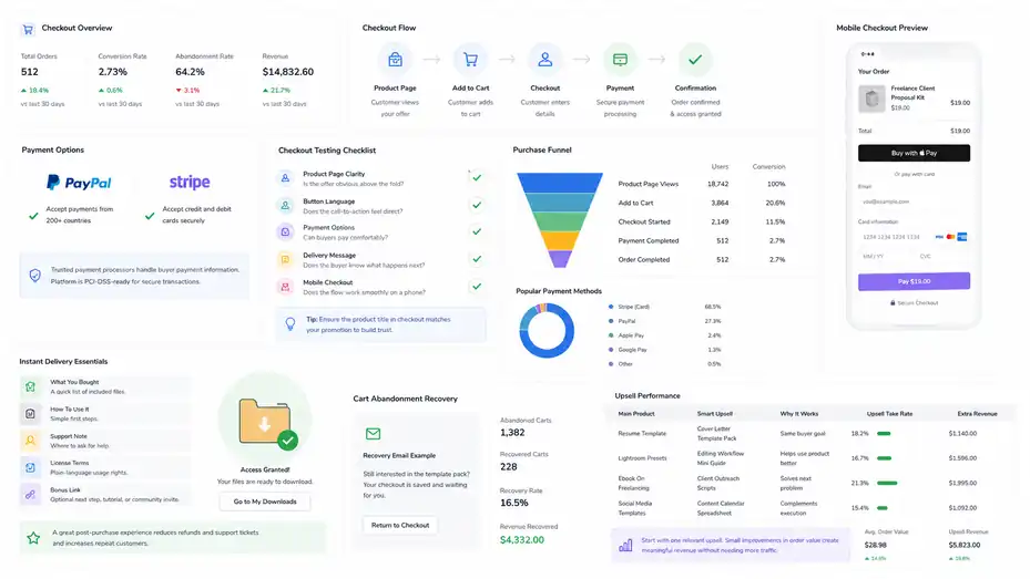 An informative illustration about
Testing The Selling Experience From Buyer To Creator