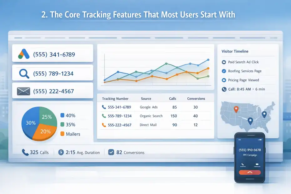 An informative illustration about
The Core Tracking Features That Most Users Start With