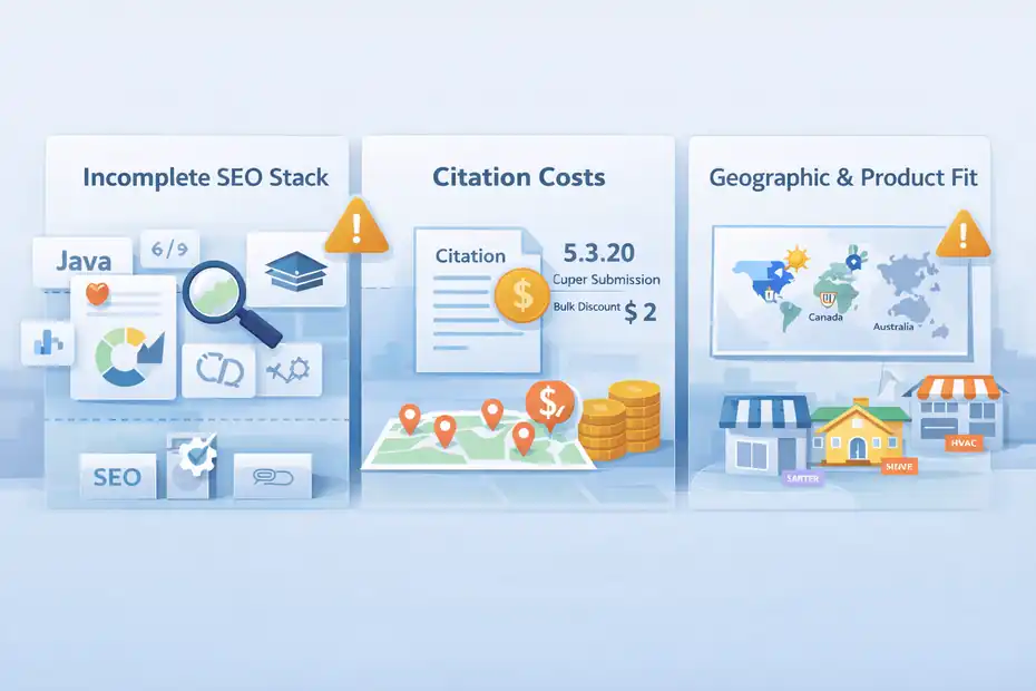 BrightLocal Review For Local SEO Agencies: Is It Worth The Cost? An informative illustration about
The Downsides You Should Know Before Paying