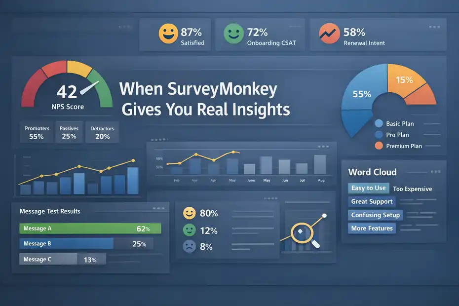 Is SurveyMonkey Good For Customer Research: Real Insights Or Noise? An informative illustration about
When SurveyMonkey Gives You Real Insights
