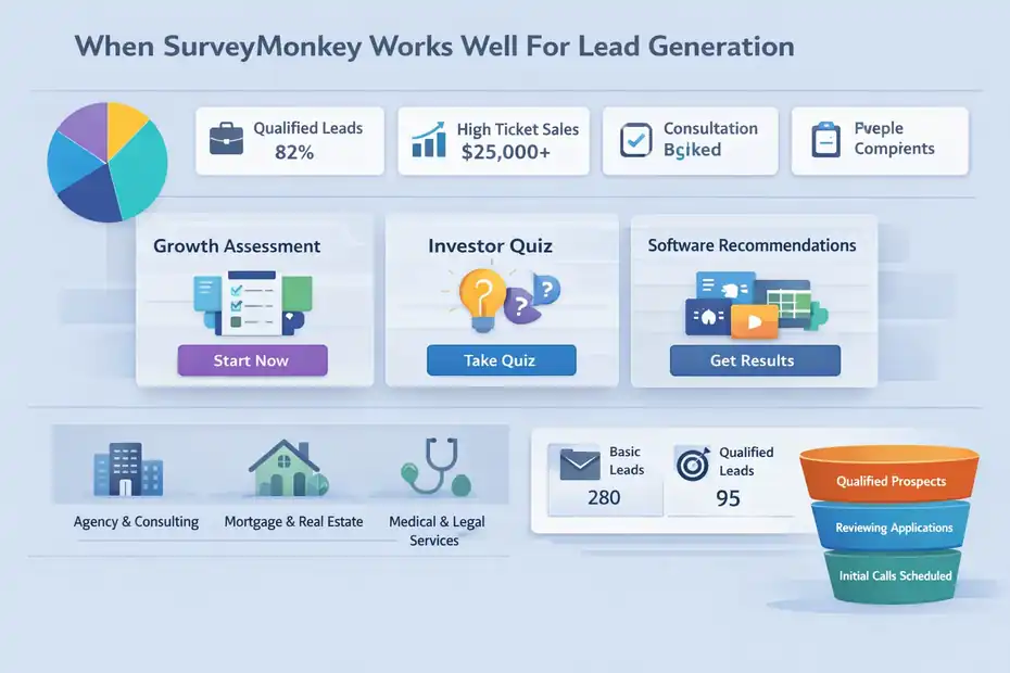 An informative illustration about
When SurveyMonkey Works Well For Lead Generation