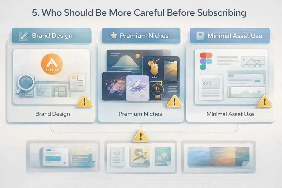 An informative illustration about
Who Should Be More Careful Before Subscribing