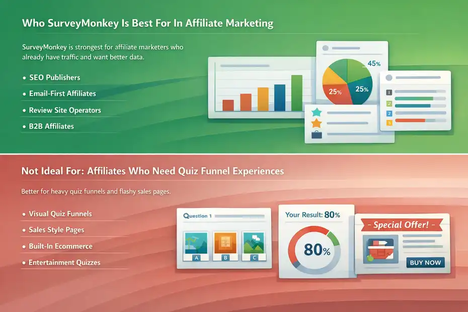 An informative illustration about Who SurveyMonkey Is Best For In Affiliate Marketing