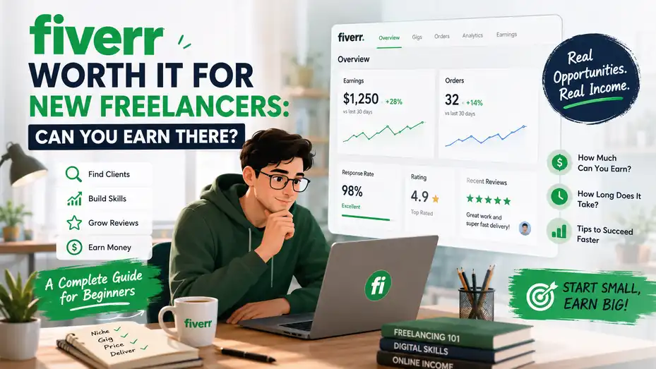 An informative illustration about Fiverr Worth It For New Freelancers Can You Earn There