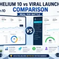 An informative illustration about Helium 10 vs Viral Launch Comparison: Real ROI Battle