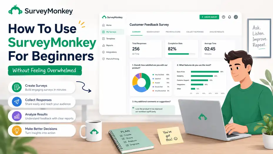 An informative illustration about How To Use SurveyMonkey For Beginners Without Feeling Overwhelmed