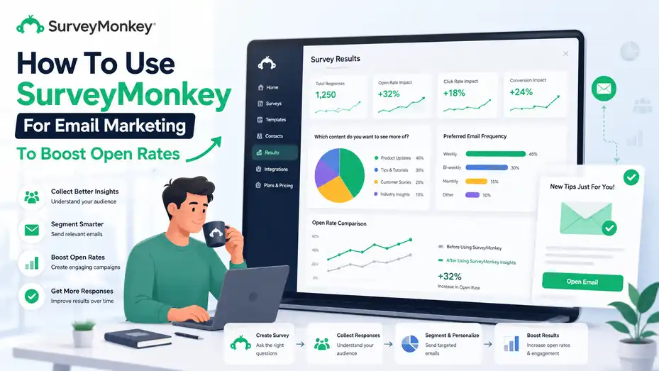 An informative illustration about How To Use SurveyMonkey For Email Marketing To Boost Open Rates